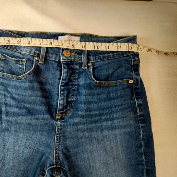 Women's LOFT High Waist Skinny Ankle Jeans. Size 8. 29" - Picture 2 of 7